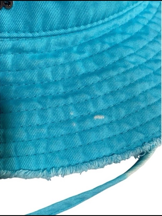 Jacquemus Unisex Artichaut Bucket Hat Turquoise One Size Frayed Expedition main image 5